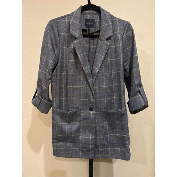 Bobi Black Label Los Angeles Plaid Blazer Size XS - Picture 2 of 5